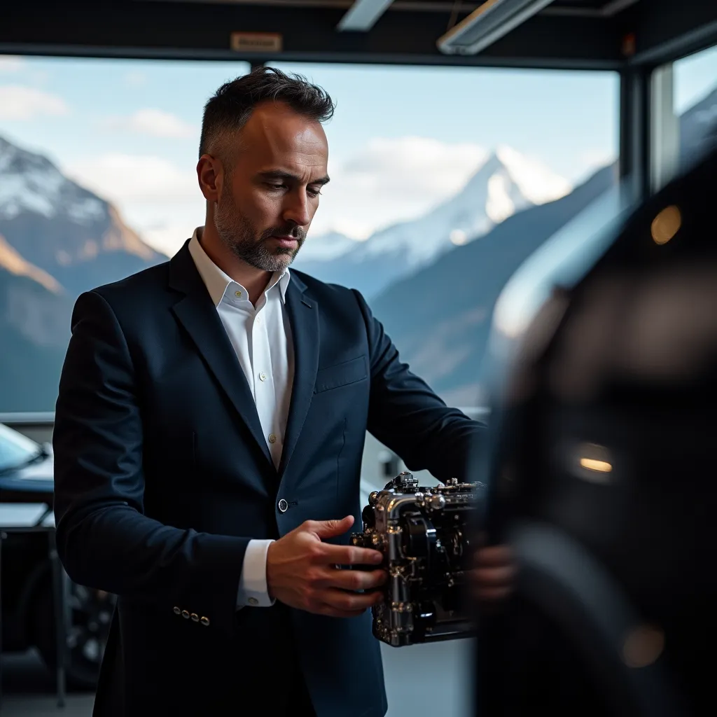 Lukas Müller, Ingenieur für Motorentechnik